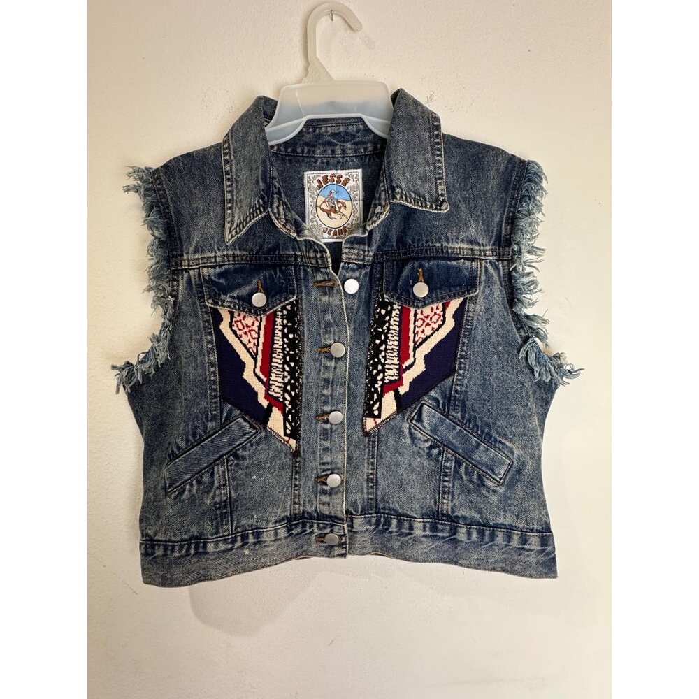 Denim Vest by Jesse Jeans Women Size Medium